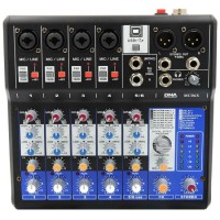 Analoogheli mikser DNA MC06X USB liides 6 kanalit