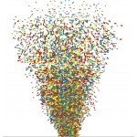 CNF1 Confetti mitmevärviline 1KG CNF1 Confetti mitmevärviline 1KG