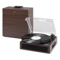 RP170D plaadimängija koos salvestuskorpusega Dark Wood