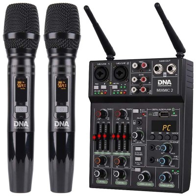 DNA MIXMIC 2 USB Bluetoothi ​​helimikser + juhtmevaba mikrofoni komplekt