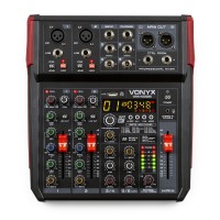 VM-KG06 muusikamikser 6-kanaliline BT/DSP/USB salvestus