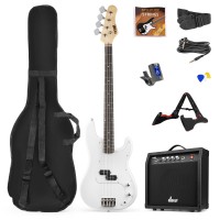 GigKit Bass Guitar Pack valge