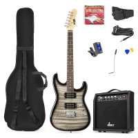 GigKit Electric Guitar Pack tepitud stiilis must