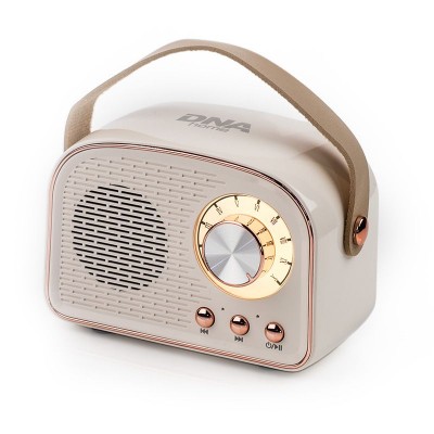 Juhtmevaba Bluetooth kõlar DNA RR1 USB MP3 AUX beež retro Juhtmevaba Bluetooth kõlar DNA RR1 USB MP3 AUX beež retro