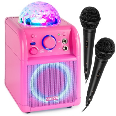 SBS55P BT karaokekõlar LED palliga roosa SBS55P BT karaokekõlar LED palliga roosa