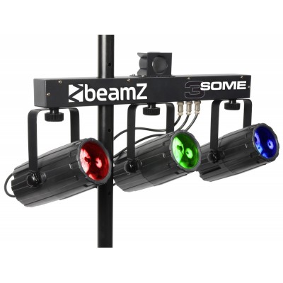 BeamZ 3-Some Light Set 3x 57 RGBW LED valgustus
