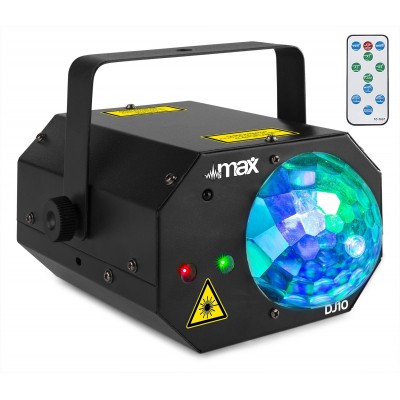 DJ10 Jelly Moon punase/rohelise laseriga