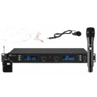 PD632C 2x 20-kanaliline digitaalne UHF juhtmeta mikrofonisüsteem, kombineeritud