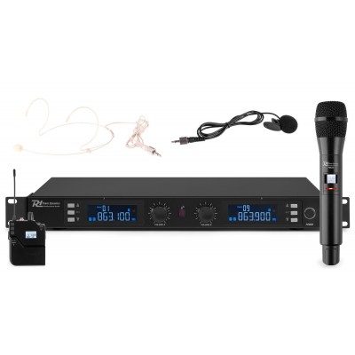 PD632C 2x 20-kanaliline digitaalne UHF juhtmeta mikrofonisüsteem, kombineeritud PD632C 2x 20-kanaliline digitaalne UHF juhtmeta mikrofonisüsteem, kombineeritud