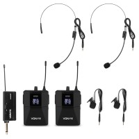 WM552B Dual Wireless Bodypack mikrofoni Plug-and-Play UHF komplekt
