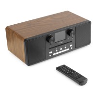 Napoli digitaalse muusikasüsteemi CD/BT/DAB+/Internet Wood