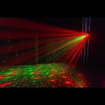 MultiBox LED-efekt laseri ja stroboga