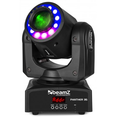 Panther 35 Led Spot liikuv pea LED-rõngaga Panther 35 Led Spot liikuv pea LED-rõngaga