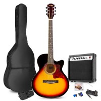 ShowKit elektrilise akustilise kitarri komplekt Sunburst