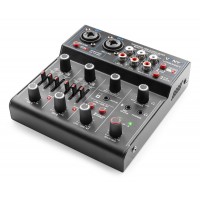 Vonyx VMM401 4-kanaliline USB-heliliidesega mikser