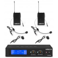 WM522B VHF 2-kanaliline mikrofonikomplekt koos 2 korpusega