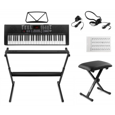 KB4SET elektrooniline klaviatuur, 61-klahviline Premium komplekt KB4SET elektrooniline klaviatuur, 61-klahviline Premium komplekt