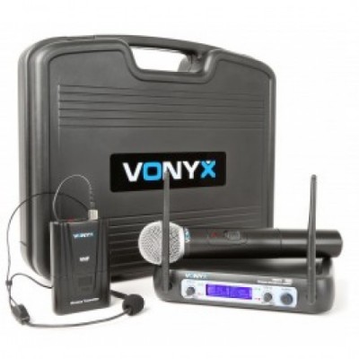 Vonyx WM512C 2-kanalilised VHF-mikrofonid