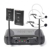 STWM712H 2-kanaliline VHF juhtmeta peakomplekti mikrofonisüsteem