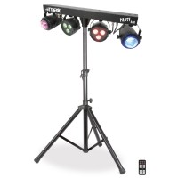 PartyBar1 2x LED Par ja 2x Jellymoon RGBW-ga