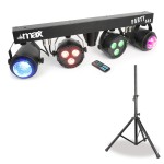 PartyBar1 2x LED Par ja 2x Jellymoon RGBW-ga