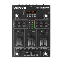 STM2270 4-kanalilise mikseri heliefektid USB/MP3/BT