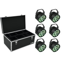 EUROLITE komplekt 6x LED PARTy TCL Spot + TDV ümbris -