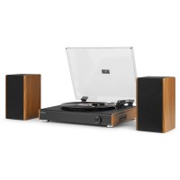 RP335 Vintage plaadimängija koos kõlaritega Wood