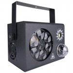 LIGHT4ME PARTY BOX diskoefektiga LED palli laser strobe gobo