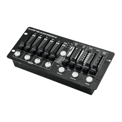 EUROLITE DMX LED EASY Operator 4x4 kompaktne DMX-kontroller 4 LED prožektori jaoks, igaüks kuni 4 värvi EUROLITE DMX LED EASY Operator 4x4 kompaktne DMX-kontroller 4 LED prožektori jaoks, igaüks kuni 4 värvi