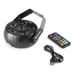 PLP12 aku PartyStrobe 6x 1W valge PLP12 aku PartyStrobe 6x 1W valge
