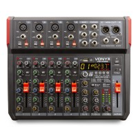 VM-KG08 muusikamikser 8-kanaliline BT/DSP/USB salvestus