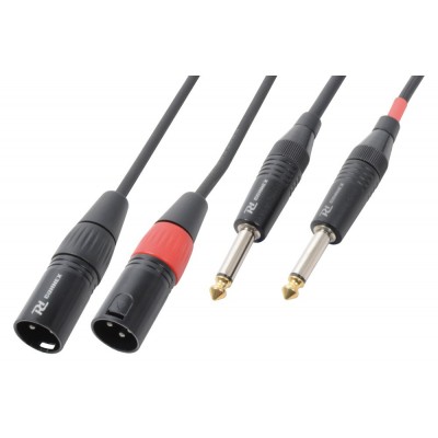 CX64-3 kaabel 2xXLR isane 2x6,3 mono 3,0 m