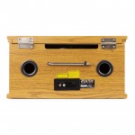 Memphise vintage plaadimängija Light Wood Memphise vintage plaadimängija Light Wood