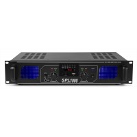 Skytec SPL 1000MP3 võimendi sinine LED + ekvalaiser must