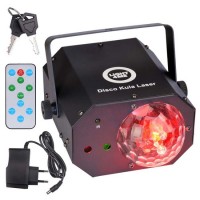 LIGHT4ME DISCO BALL LASER mitme efektiga LED-lamp