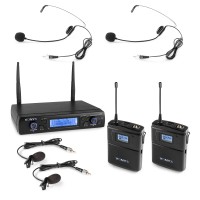 WM62B juhtmeta mikrofon UHF 16Ch 2 korpusega