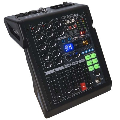 Audiomikser DNA EF-MIX 4 USB MP3 Bluetooth analoog 4 kanalit Audiomikser DNA EF-MIX 4 USB MP3 Bluetooth analoog 4 kanalit