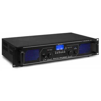 FPL2000 digitaalne võimendi sinine LED + EQ FPL2000 digitaalne võimendi sinine LED + EQ