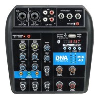 Audiomikser DNA MIX 4U USB MP3 Bluetooth analoog 4 kanalit