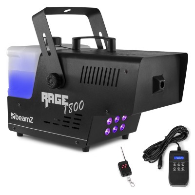 Taimerkontrolleriga Rage 1800LED suitsumasin