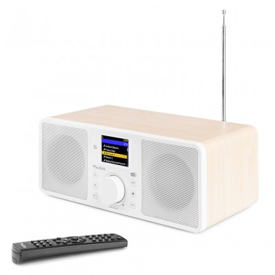 Rooma WIFI Interneti-stereo DAB+ raadio valge
