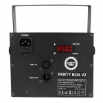 LIGHT4ME PARTY BOX V2 diskoefektiga LED palli laser strobe gobo