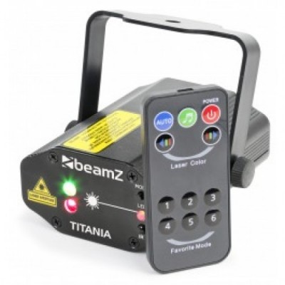 BeamZ TITANIA Double Laser 200mW RG Gobo IRC VALGUSTUSSEADMED