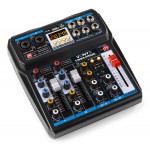 VMM-P500 4-kanaliline muusikamikser koos DSP/USB ja MP3/BT-ga