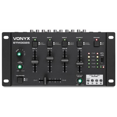 STM3025 4-Channel Mixer USB/MP3/BT микшер STM3025 4-Channel Mixer USB/MP3/BT микшер