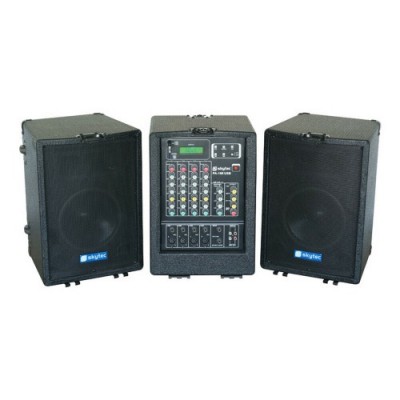 SKYTEC PA-100USB Kaasaskantav akustiline süsteem USB/SD/MP3 600W